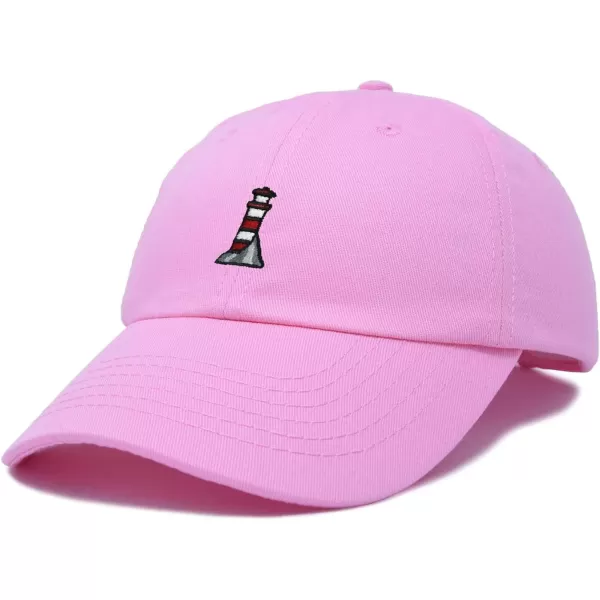 DALIX Lighthouse Embroidered Cap Cotton Baseball Hat Nautical Womens