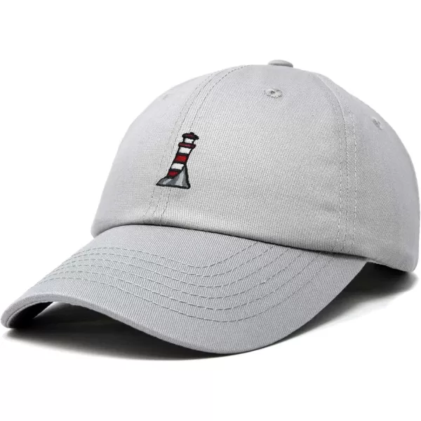 DALIX Lighthouse Embroidered Cap Cotton Baseball Hat Nautical Womens