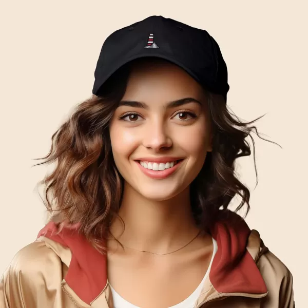 DALIX Lighthouse Embroidered Cap Cotton Baseball Hat Nautical Womens