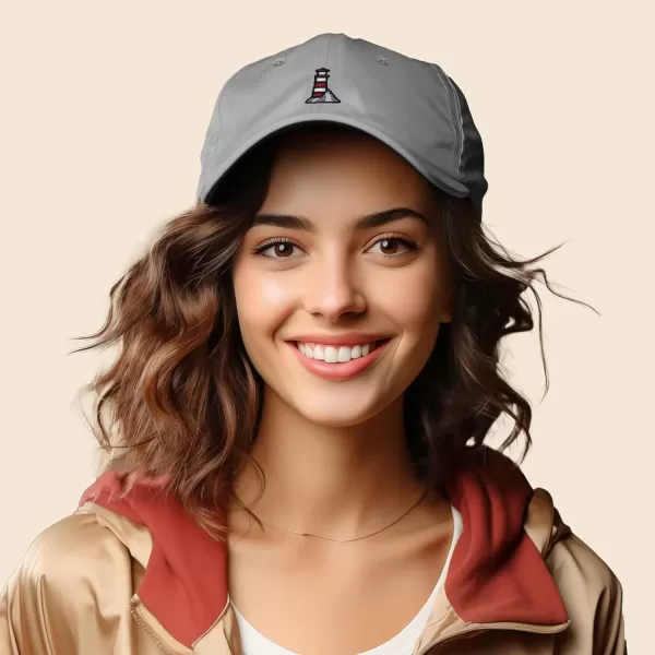 DALIX Lighthouse Embroidered Cap Cotton Baseball Hat Nautical Womens