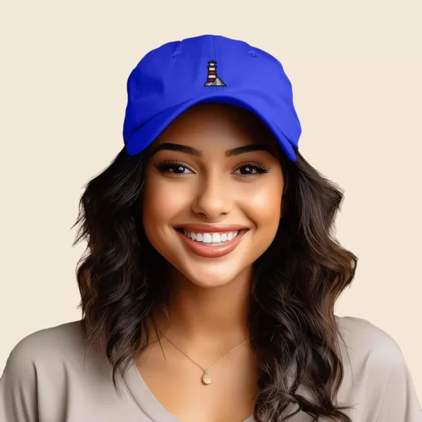 DALIX Lighthouse Embroidered Cap Cotton Baseball Hat Nautical Womens
