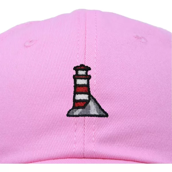 DALIX Lighthouse Embroidered Cap Cotton Baseball Hat Nautical Womens