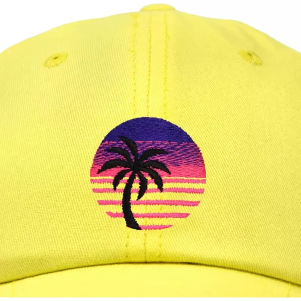 DALIX Palm Tree Dad Hat Womens Embroidery Baseball Cap