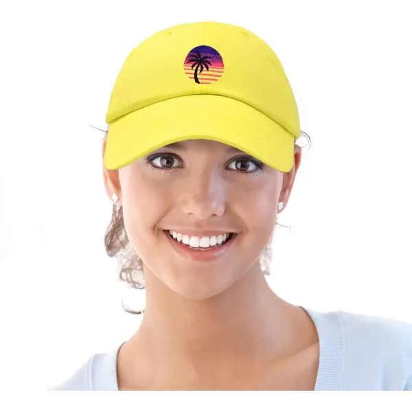 DALIX Palm Tree Dad Hat Womens Embroidery Baseball Cap