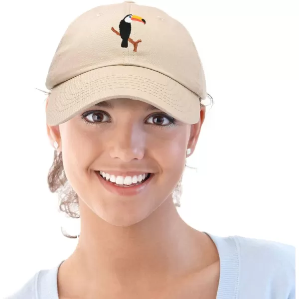 DALIX Toco Toucan Hat Womens Embroidered Baseball Cap
