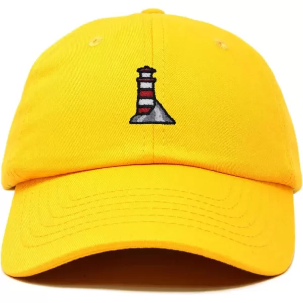DALIX Lighthouse Embroidered Cap Cotton Baseball Hat Nautical Womens