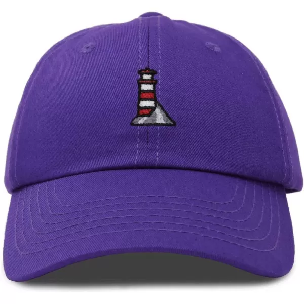 DALIX Lighthouse Embroidered Cap Cotton Baseball Hat Nautical Womens