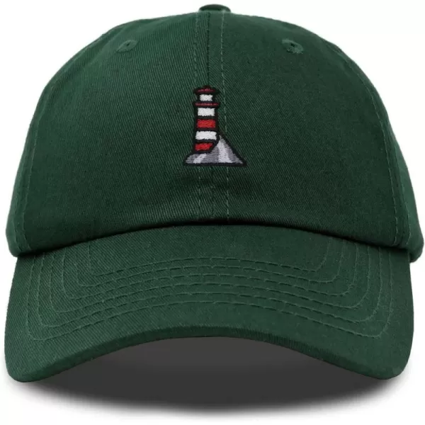 DALIX Lighthouse Embroidered Cap Cotton Baseball Hat Nautical Womens
