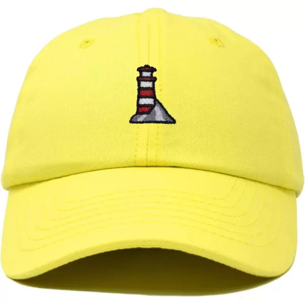 DALIX Lighthouse Embroidered Cap Cotton Baseball Hat Nautical Womens