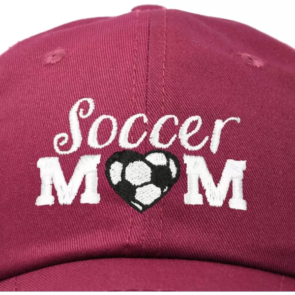 DALIX Soccer Mom Baseball Cap Womens Dad Hats Adjustable Hat Mothers Day