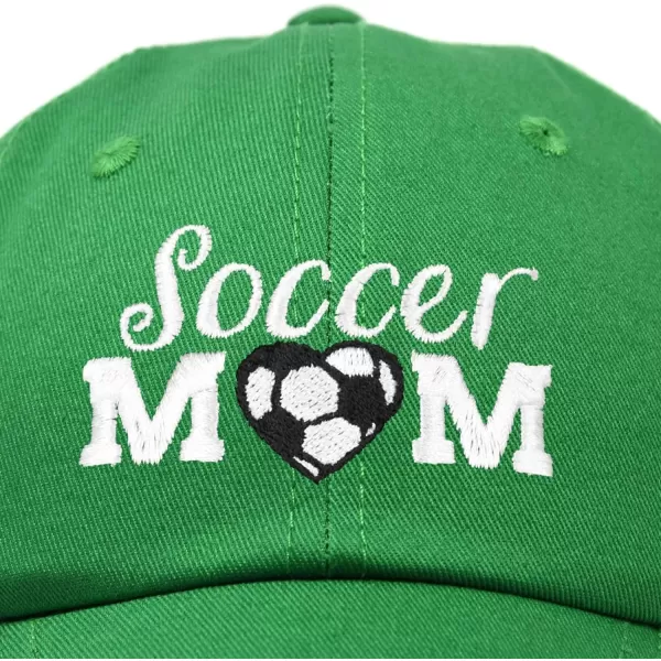 DALIX Soccer Mom Baseball Cap Womens Dad Hats Adjustable Hat Mothers Day