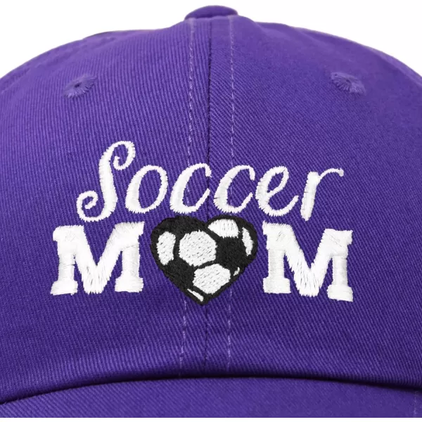 DALIX Soccer Mom Baseball Cap Womens Dad Hats Adjustable Hat Mothers Day