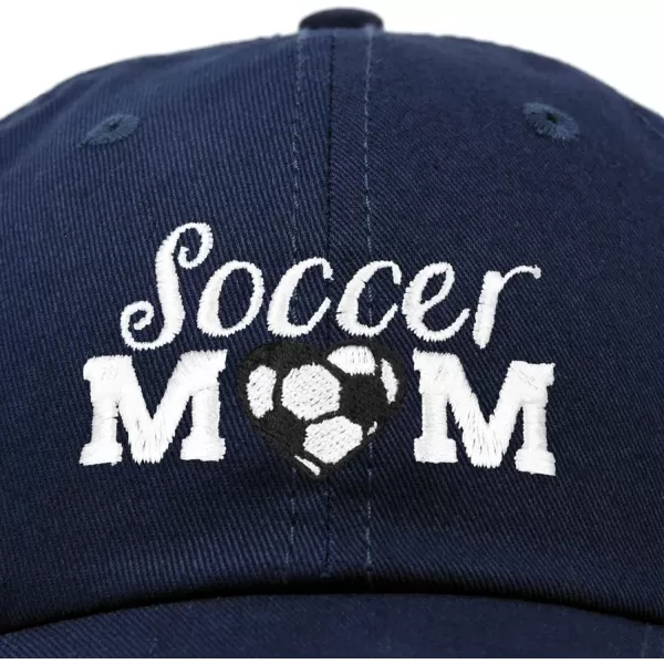 DALIX Soccer Mom Baseball Cap Womens Dad Hats Adjustable Hat Mothers Day