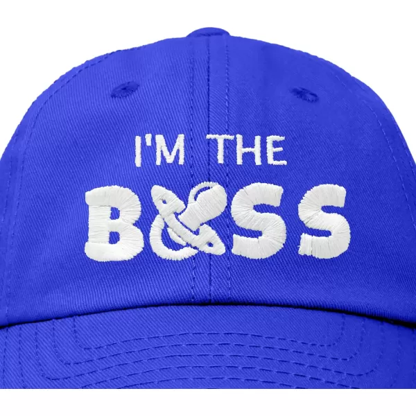 DALIX I'm The Boss Baby Hat Infant Baseball Cap for Baby Girls and Boys