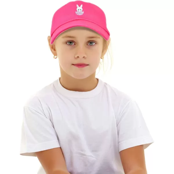 DALIX Cute Easter Bunny Kids Hat Embroidered Girls Baseball Cap