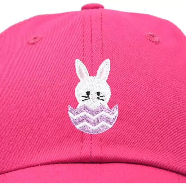 DALIX Cute Easter Bunny Kids Hat Embroidered Girls Baseball Cap