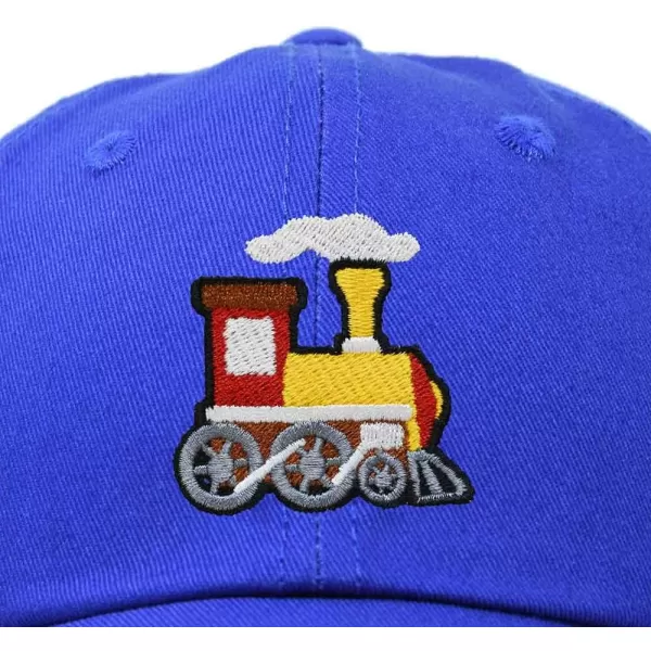 DALIX Train Embroidered Dad Cap Cotton Baseball Hat Mens