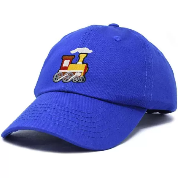 DALIX Train Embroidered Dad Cap Cotton Baseball Hat Mens