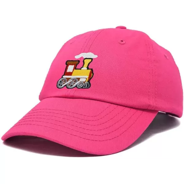 DALIX Train Embroidered Dad Cap Cotton Baseball Hat Mens
