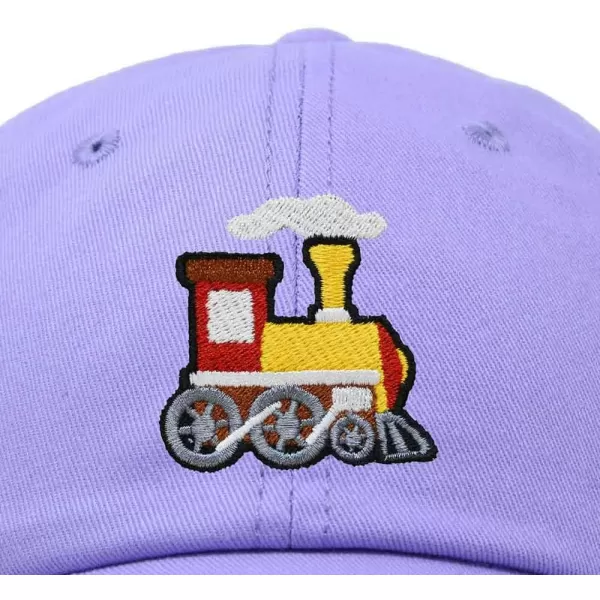 DALIX Train Embroidered Dad Cap Cotton Baseball Hat Mens
