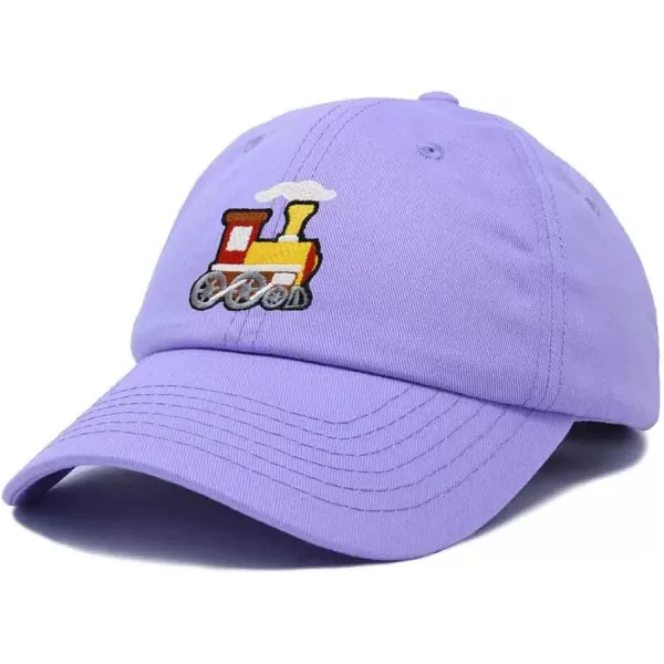 DALIX Train Embroidered Dad Cap Cotton Baseball Hat Mens