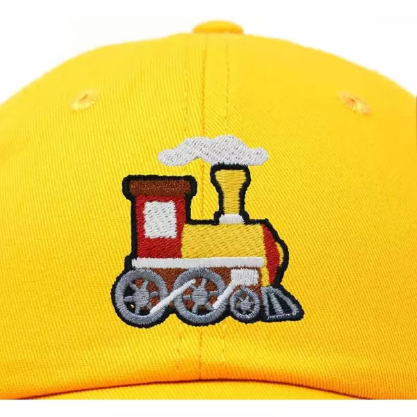DALIX Train Embroidered Dad Cap Cotton Baseball Hat Mens