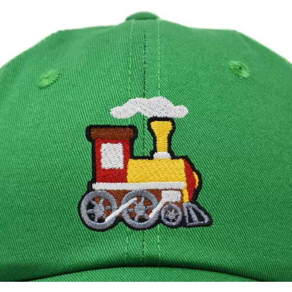DALIX Train Embroidered Dad Cap Cotton Baseball Hat Mens