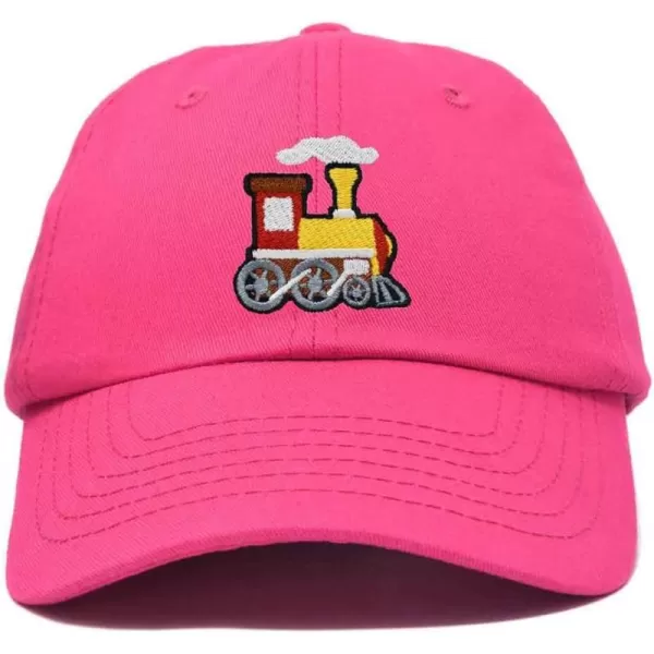 DALIX Train Embroidered Dad Cap Cotton Baseball Hat Mens