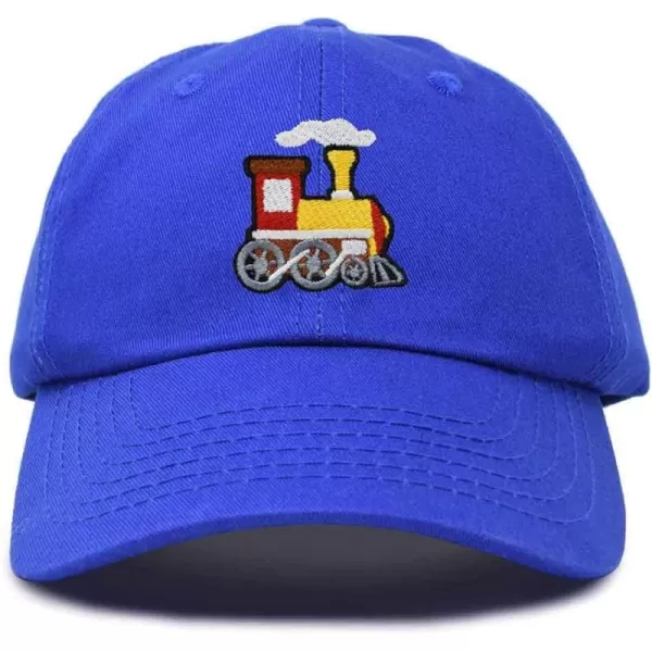 DALIX Train Embroidered Dad Cap Cotton Baseball Hat Mens