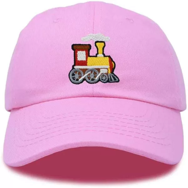DALIX Train Embroidered Dad Cap Cotton Baseball Hat Mens