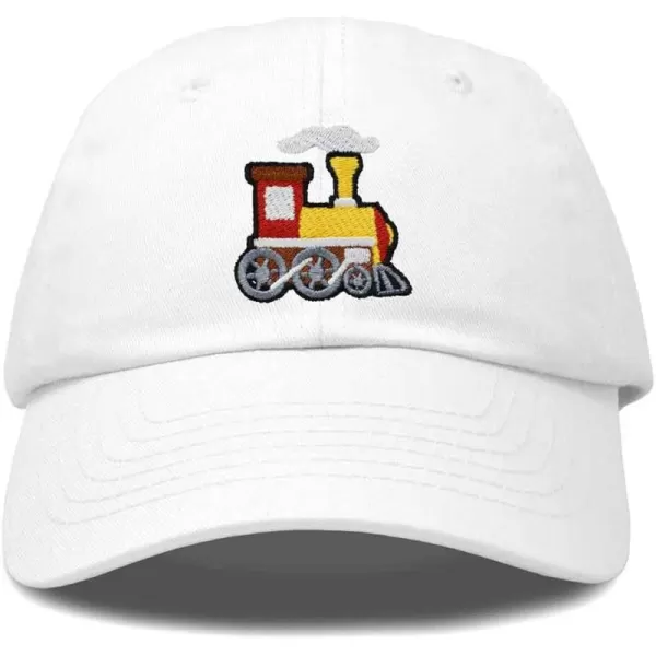 DALIX Train Embroidered Dad Cap Cotton Baseball Hat Mens