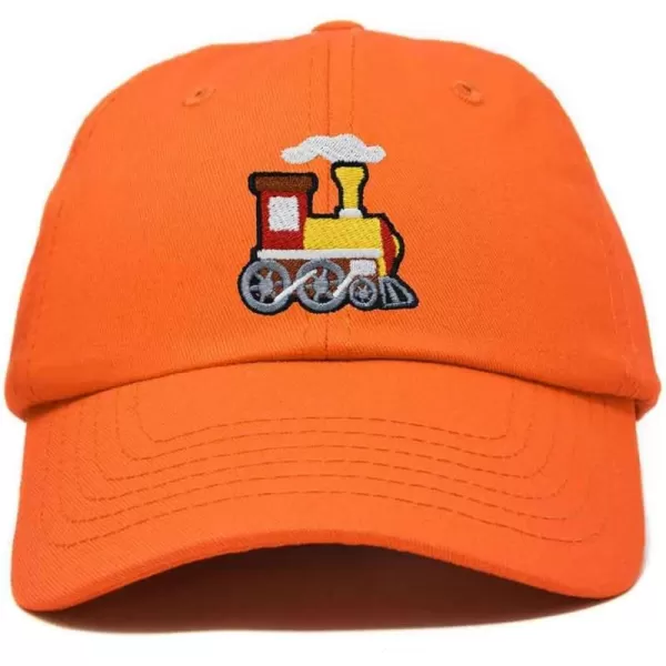 DALIX Train Embroidered Dad Cap Cotton Baseball Hat Mens