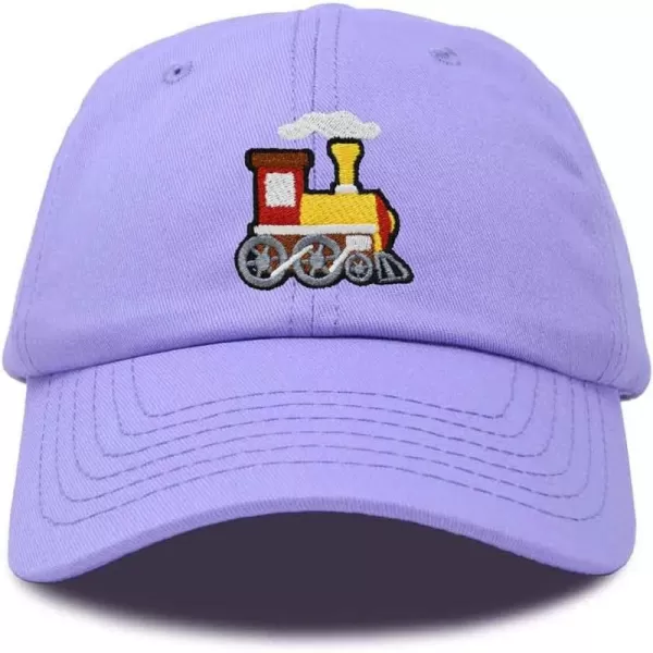 DALIX Train Embroidered Dad Cap Cotton Baseball Hat Mens