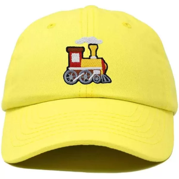 DALIX Train Embroidered Dad Cap Cotton Baseball Hat Mens