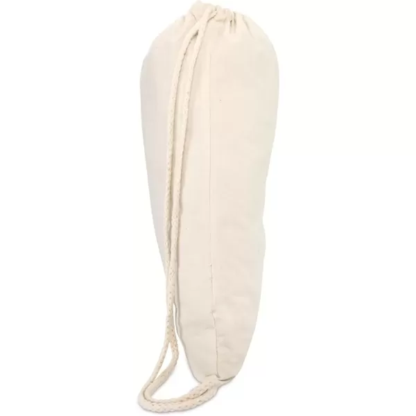 imageDALIX Cotton Drawstring Backpack Laundry Bags Bulk 50 Pack Mens Womens NaturalNatural