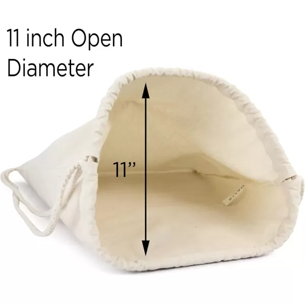 imageDALIX Cotton Drawstring Backpack Laundry Bags Bulk 50 Pack Mens Womens NaturalNatural