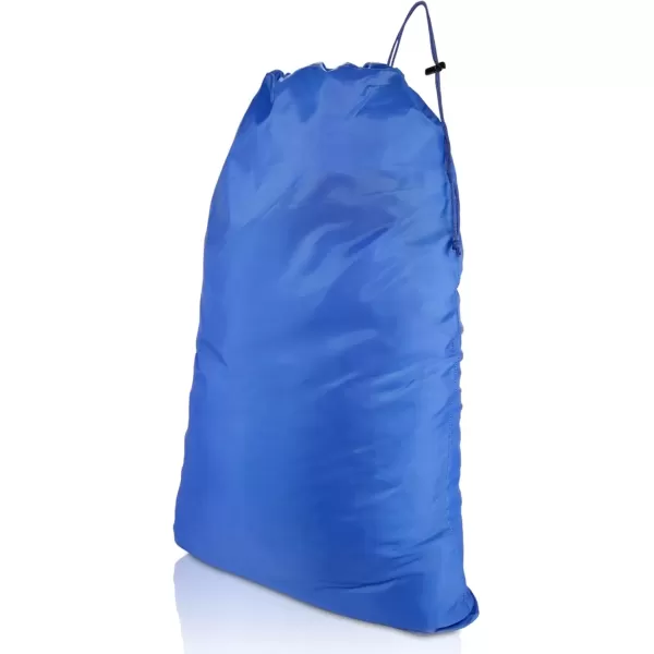 imageDALIX Large Laundry Bag Drawstring Sack Heavy Duty Tear Resistant in Royal BlueRoyal Blue