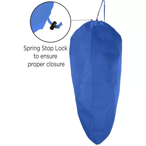 imageDALIX Large Travel Laundry Bag for Camp College Drawstring Bags 2 PACK Royal BlueRoyal Blue