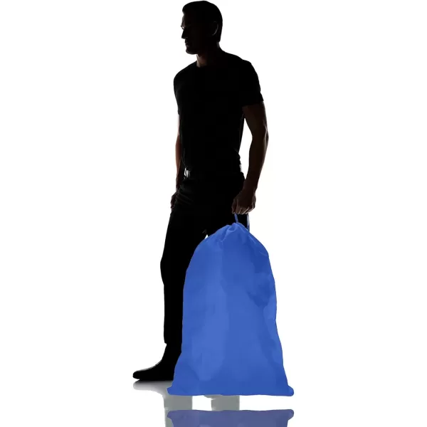 imageDALIX Large Travel Laundry Bag for Camp College Drawstring Bags 2 PACK Royal BlueRoyal Blue