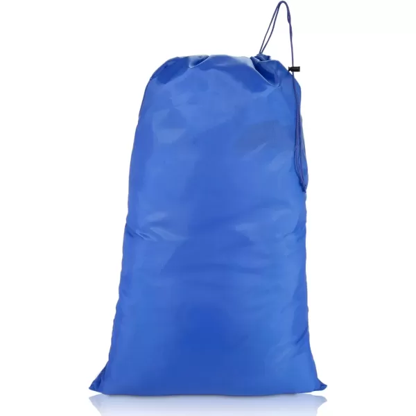 imageDALIX Large Travel Laundry Bag for Camp College Drawstring Bags 2 PACK Royal BlueRoyal Blue