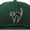 imageDALIX Black Cat Hat Womens Halloween Baseball CapDark Green