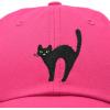 imageDALIX Black Cat Hat Womens Halloween Baseball CapHot Pink