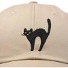 imageDALIX Black Cat Hat Womens Halloween Baseball CapKhaki