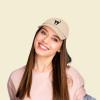 imageDALIX Black Cat Hat Womens Halloween Baseball CapKhaki