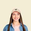 imageDALIX Black Cat Hat Womens Halloween Baseball CapKhaki