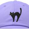 imageDALIX Black Cat Hat Womens Halloween Baseball CapLavender