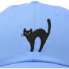 imageDALIX Black Cat Hat Womens Halloween Baseball CapLight Blue
