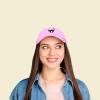 imageDALIX Black Cat Hat Womens Halloween Baseball CapLight Pink