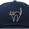 imageDALIX Black Cat Hat Womens Halloween Baseball CapNavy Blue