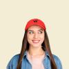 imageDALIX Black Cat Hat Womens Halloween Baseball CapRed